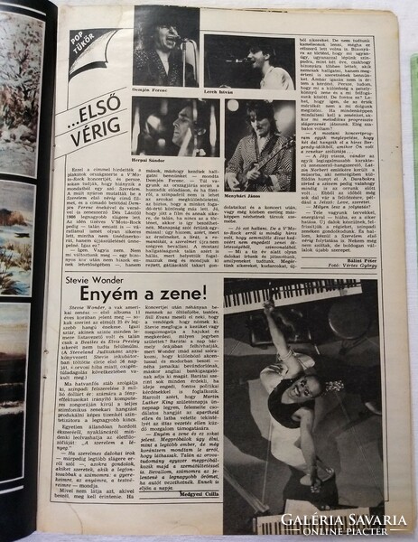 Capable newspaper magazine 1987/1 queen v'moto-rock stevie wonder tölzlajos printing house in Debrecen szbiti vilmo