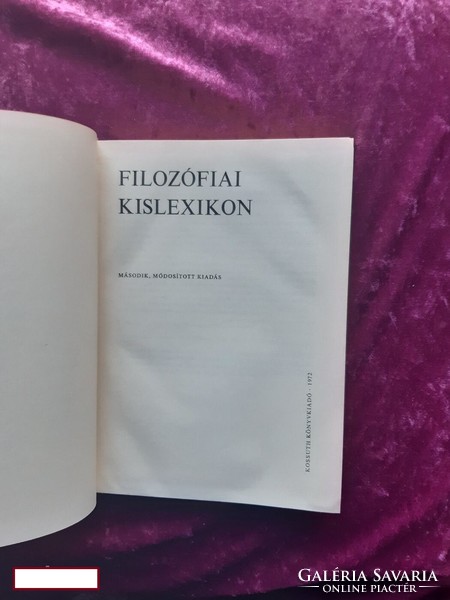 Philosophical encyclopedia Kossuth publishing house 1972 hardcover 422 pages for sale