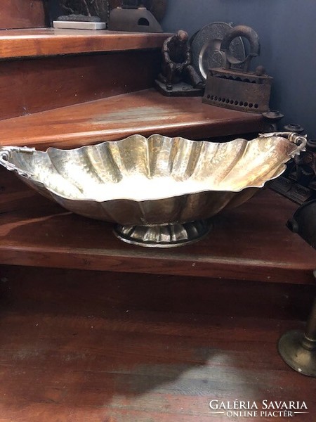 Thick silver-plated art deco centerpiece, excellent, 65 cm in size.