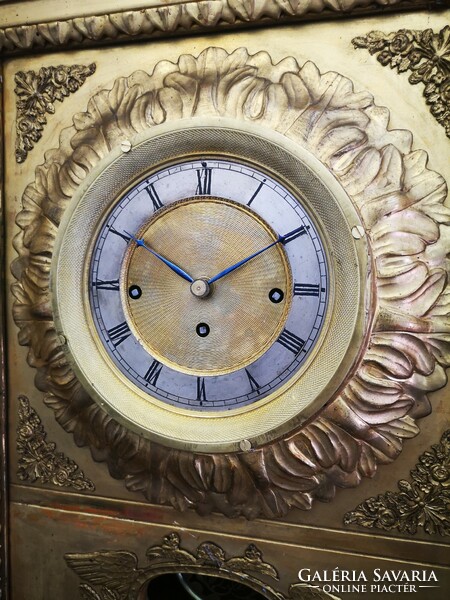 Viennese quarter strike antique frame clock from the 1850s! Professionally restored, the structure works!