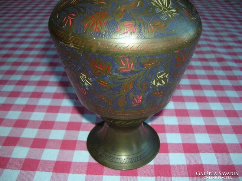 Oriental copper vase