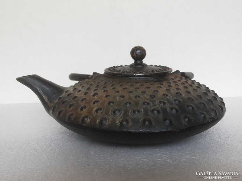 Vintage öntöttvas japán stílusú vízforraló, teafőző