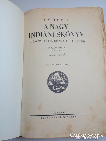 Cooper - A nagy indiánuskönyv