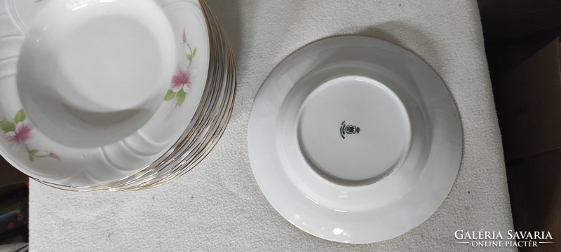 Apulum Romanian porcelain 12-person tableware elements