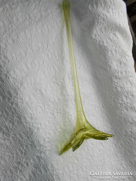 Egyedi muranói  kézműves üveg virág 34 cm