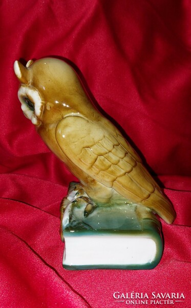 Sale!! Zsolnay 'mad f.' Owl - perfect collector's item!