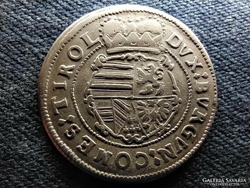 Ausztria Tirol V. Lipót (1626-1632) .500 ezüst 10 Krajcár 1628 (id65093)