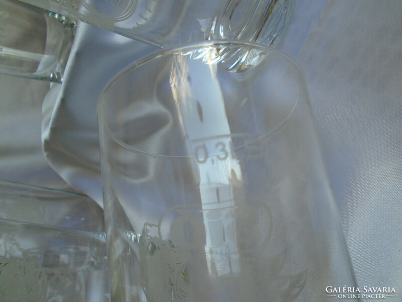 Retro sio glass glass 6+ 1 pc.