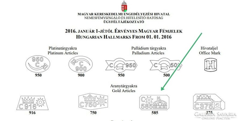 14k. 8db. Gyémánt, Brill köves MONCARA Női Arany gyűrű (No.: 37)