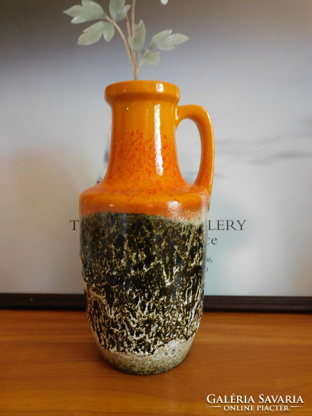 Scheurich mid century "fat lava" kerámia váza 27 cm