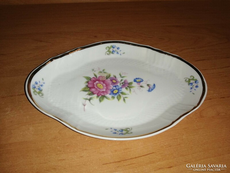 Ravenclaw porcelain bowl with morning glory pattern, offering, center of the table 13*18.5 cm (26/d)