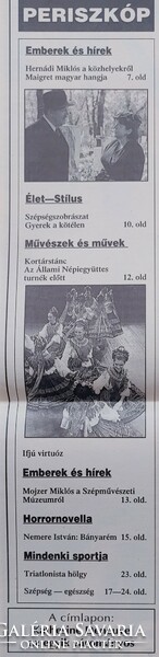 Sunday magazine 1993/3/27-28 catherine deneuve oscar award nemere istván karl lagerfeld