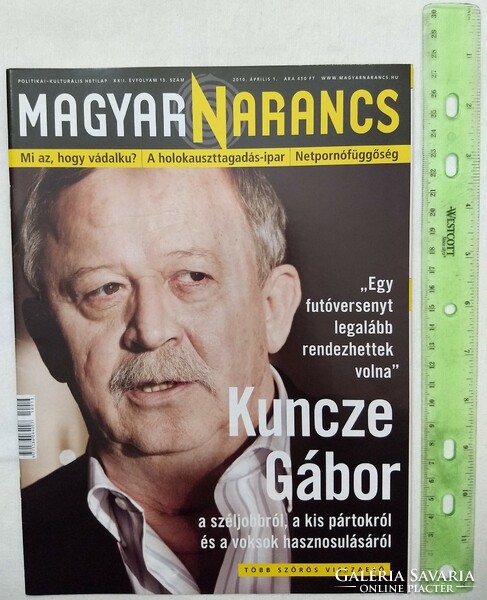 Magyar Narancs magazin 2010/13 Kuncze Berlinger Edina Simicz Sándor Őze Áron Paprika Steen