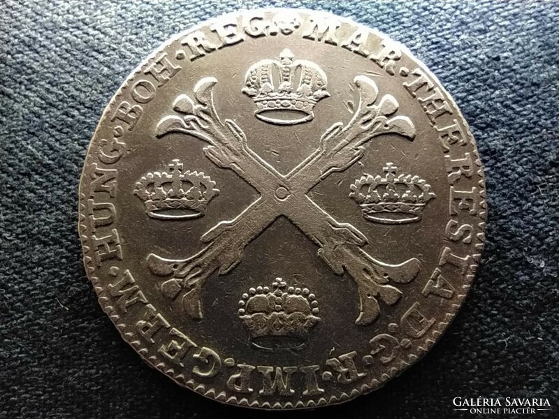 Austria Austria-Holland (Belgium) Maria Theresa .873 Silver 1 crown thaler 1775 (id64479)