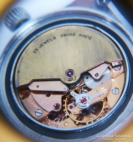 Pronto automatic Swiss watch from the mid-1950s! With Tiktakwatch service card, warranty!