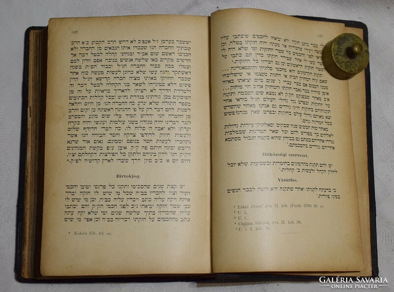 Dr. Büchler Sándor XIV. A zsidók története Budapesten a legrégebbi időktől 1867-ig 1901 judaizmus