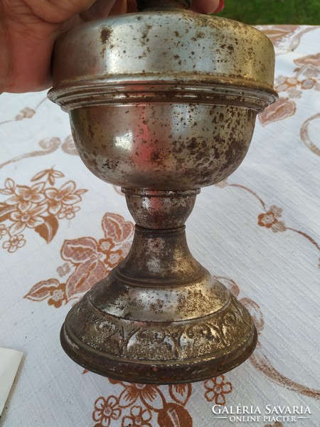Antique kerosene lamp 42 cm for sale!