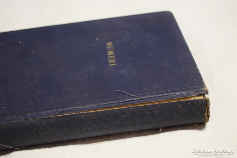 NUMERI Mózes öt könyve és a Haftárák Izraelita Magyar Irodalmi Társulat könyv 1942 judaizmus