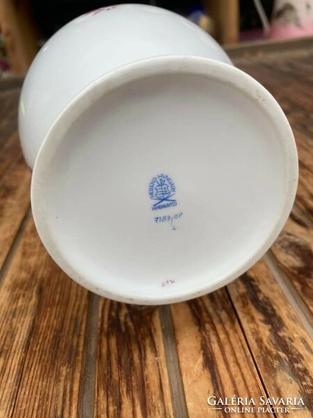 Apponyi mintás herendi porcelán váza
