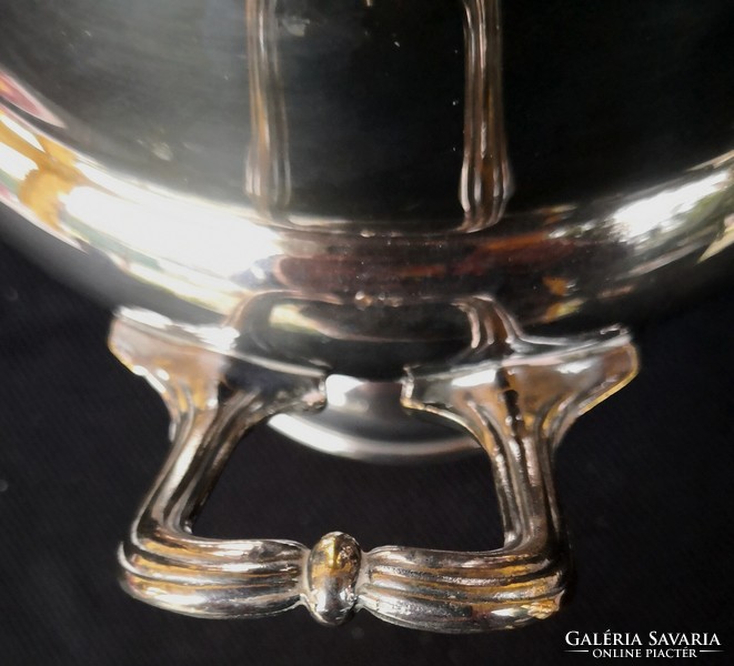 DT/258 - Vastagon ezüstözött antik Cavalier pezsgőhűtő vödör
