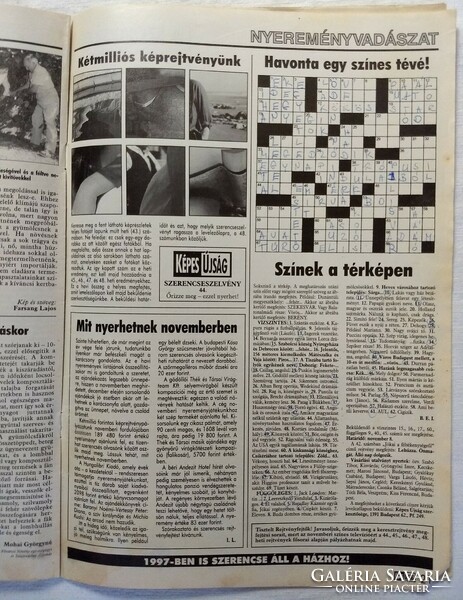 Capable newspaper magazine 1997/44 bridget fonda Szepesvár element val kilmer gozon gyula ványa péter