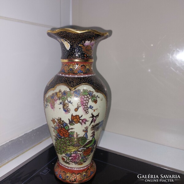 Antik Kínai kézzel festett porcelán váza
