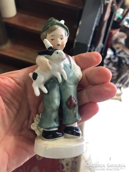 German porcelain work, 14 cm in size, perfect piece.