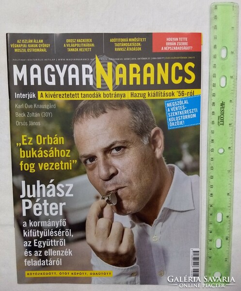 Magyar Narancs magazin 2016/43 Juhász Péter Knausgard Orsós János 30Y Depeche Mode