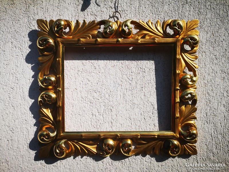 Antique Florentine Carved Gilt Picture Frame Frame Mirror Frame Painting Luxury. Vertical or horizontal frame