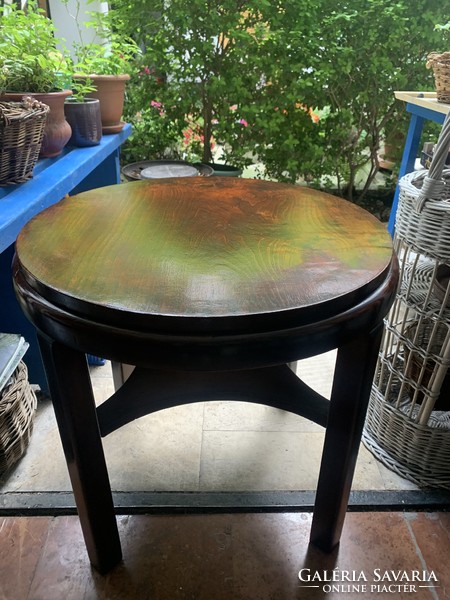 Restored 100-year-old art deco stable table