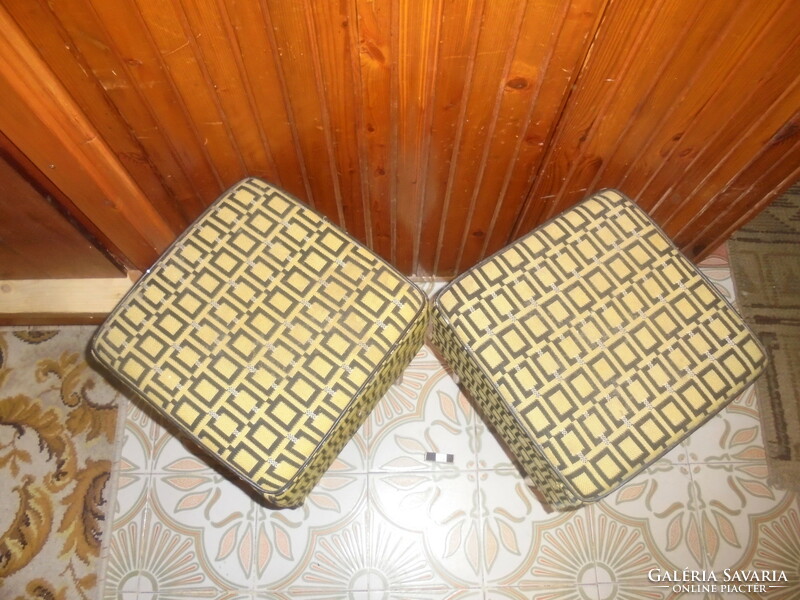 Two retro seats, ottoman, stool, chair - together