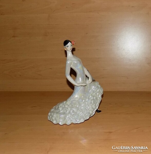 Orosz Korosten porcelán Carmen szobor figura 22 cm