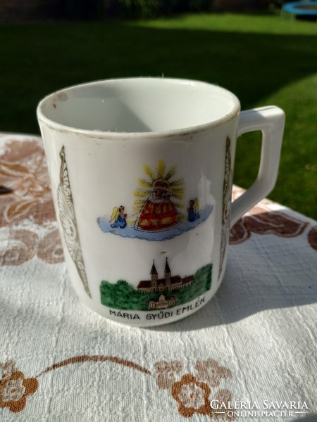 Zsolnay porcelain Mária Gyűdi memorial cup for sale!