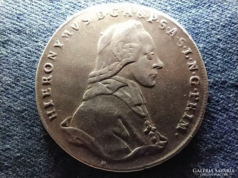 Ausztria Salzburgi Püspökség Hieronymus von Colloredo .833 ezüst 1 Tallér 1776 (id65148)