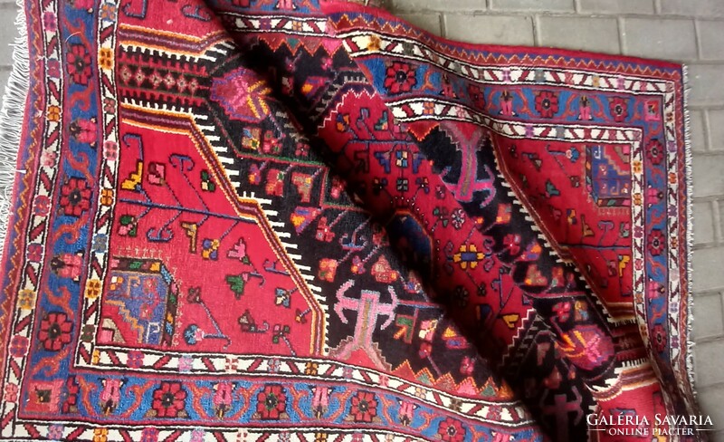 Hand-knotted Iranian Malayer carpet is negotiable