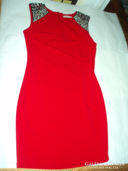 Vintage miss one red women's casual dress