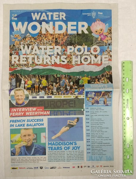 Water Wonder újság 12 száma egy csomagban - 2017-es úszó-világbajnokság