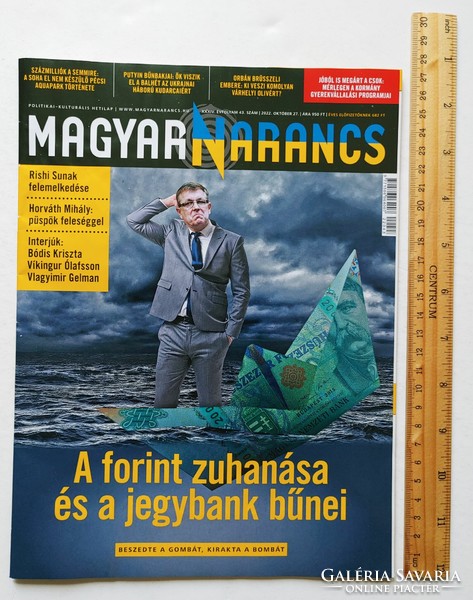 Magyar Narancs magazin 2022/43 The Cure Ozzy Bódis Kriszta Víkingur Ólafsson Vlagyimir Gelman