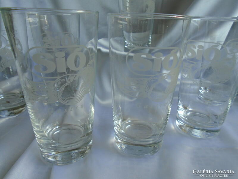 Retro sio glass glass 6+ 1 pc.