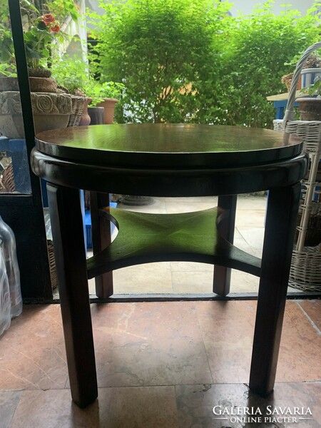 Restored 100-year-old art deco stable table