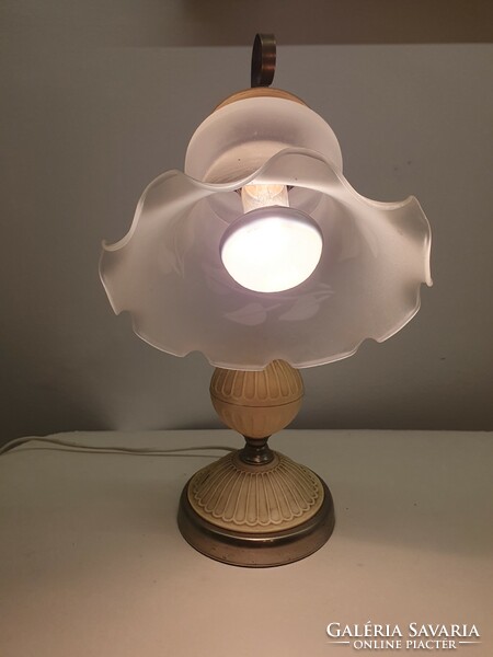 A beautiful, old table lamp