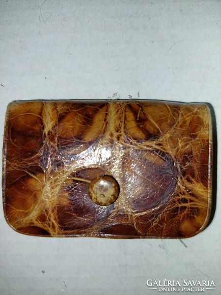 Antique leather toy wallet, multi-compartment (even with free shipping!)
