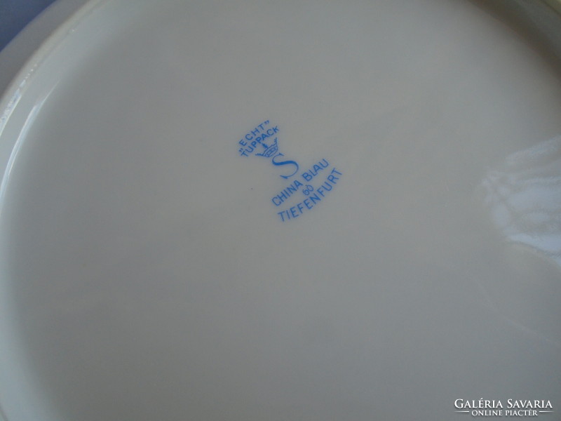 China Blau  Tieenurt  süteményes nagy tányér.  Átm. :  26 cm.