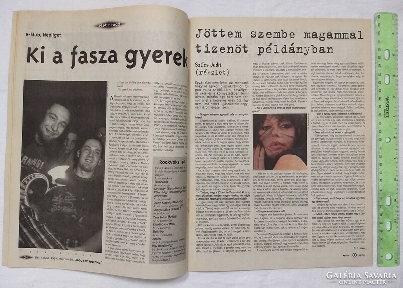 Hungarian Orange Magazine 1997/12 Árpád Göncz Felugossy Mravik László Szűcs Judith Stolen Beauty