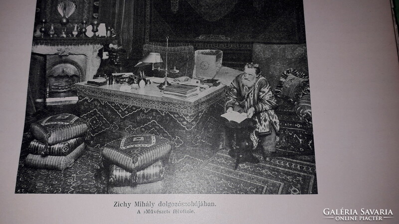 1902.Lándor Tivadar : Zichy Mihály életrajzi album könyv a képek szerint ATHENEUM - PESTI NAPLÓ