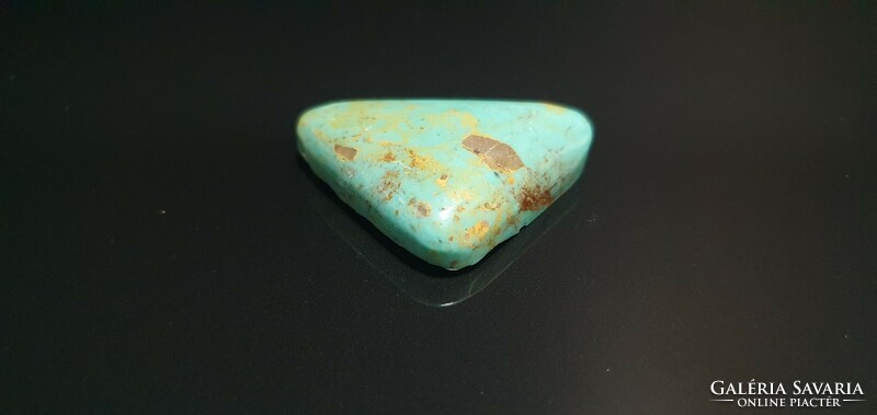 Mexican turquoise 10 grams. Rough sanding. With certification.