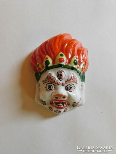 Ceramic mask - Mongolian fire god