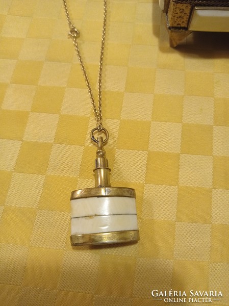 Perfume vial necklace