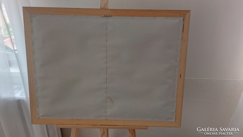(K) Mucsi Zoltán tájképfestmény 61x82 cm kerettel