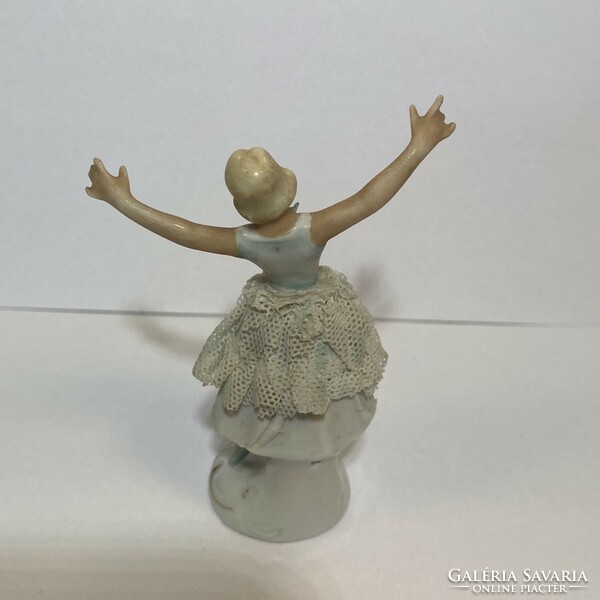 Antik német porcelán táncos lány